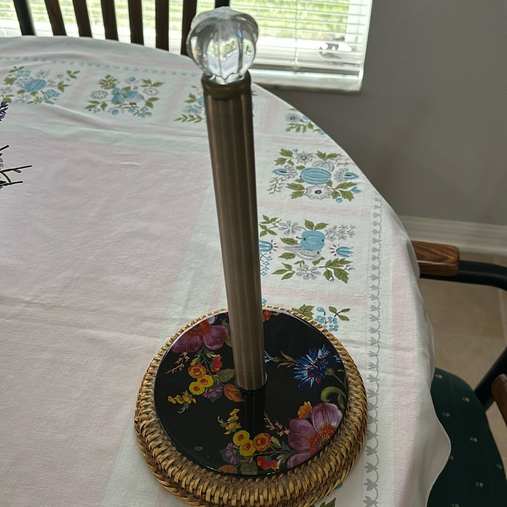 McKenzie Childs paper towel holder